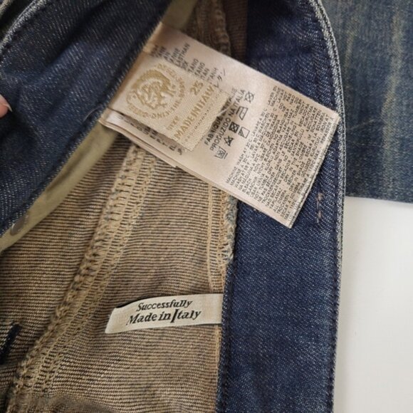 Diesel Getlegg slimskinny low waist wash 0609C stretch denim jeans - Picture 7 of 11